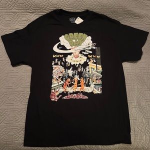 Green Day Dookie Band Tour Concert Graphic T-Shirt Black Size Large NEW + TAG
